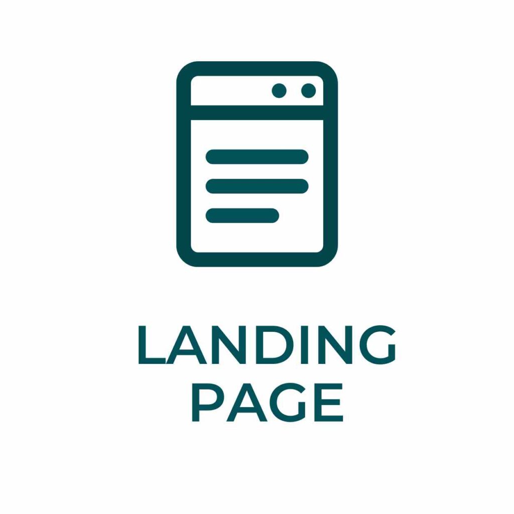 landing page